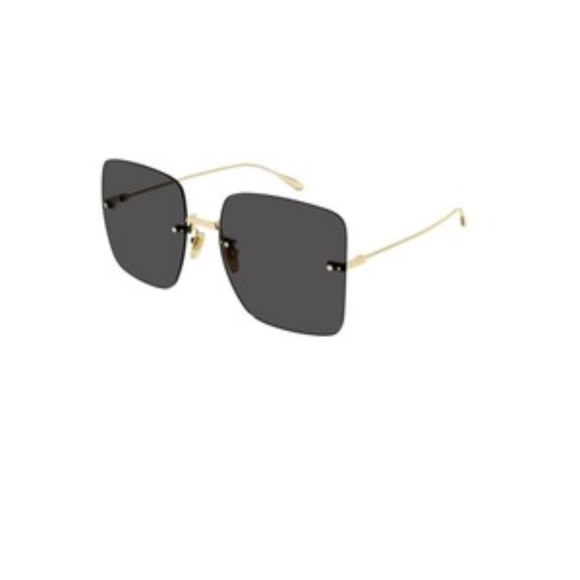 Gucci Women´s GG1147S Gold Metal Square Sunglasses